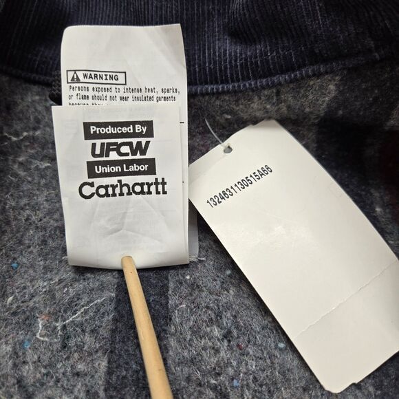 Carhartt J01 DNY Corduroy Blanket Chore Jacket Detroit 44 Regular Vintage NWT - Picture 11 of 11